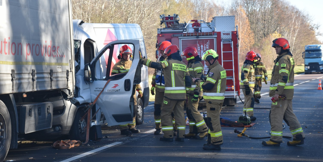 Wypadek w Stalach (07.11.25 r.)