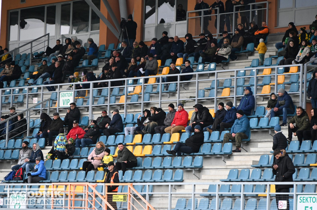 Kibice na meczu Siarka Tarnobrzeg - Sparta