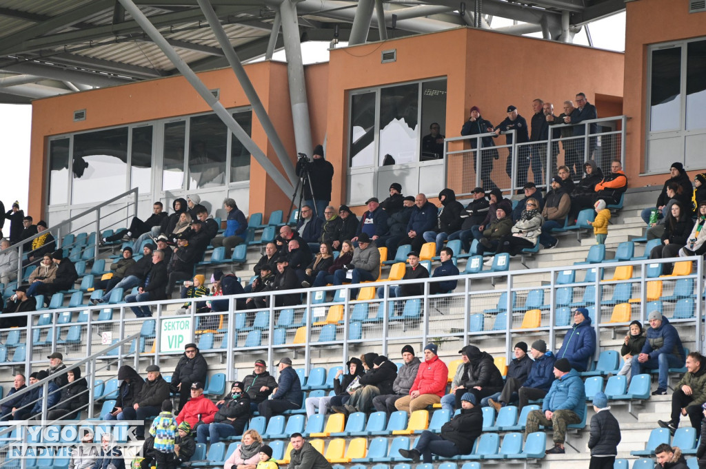 Kibice na meczu Siarka Tarnobrzeg - Sparta