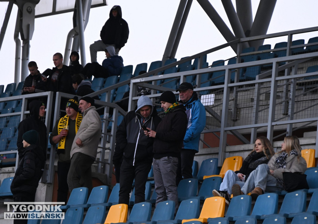 Kibice na meczu Siarka Tarnobrzeg - Sparta