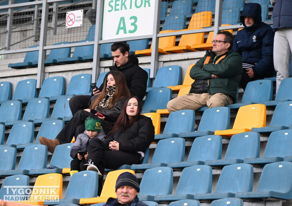 Kibice na meczu Siarka Tarnobrzeg - Sparta