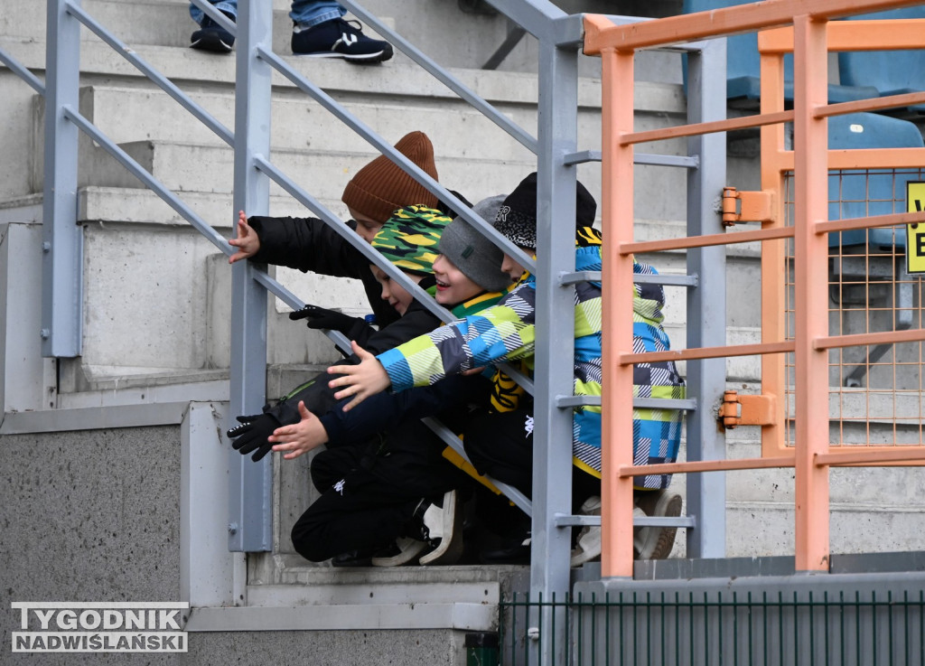 Kibice na meczu Siarka Tarnobrzeg - Sparta