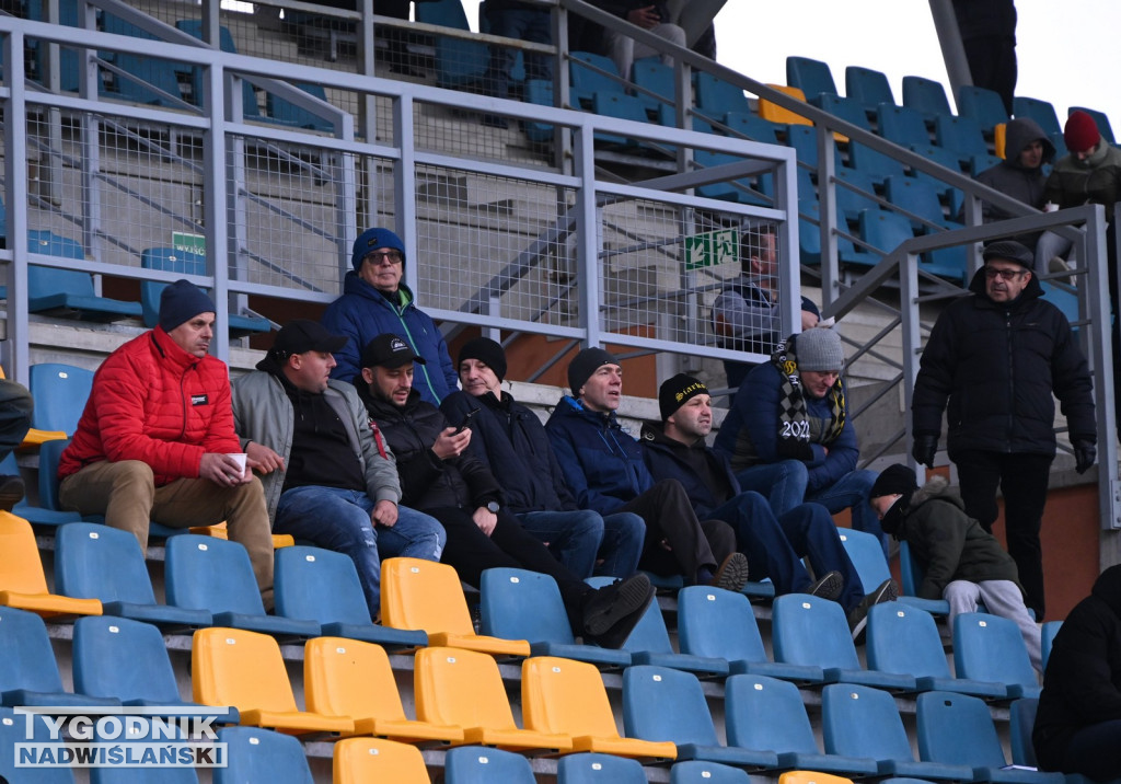Kibice na meczu Siarka Tarnobrzeg - Sparta
