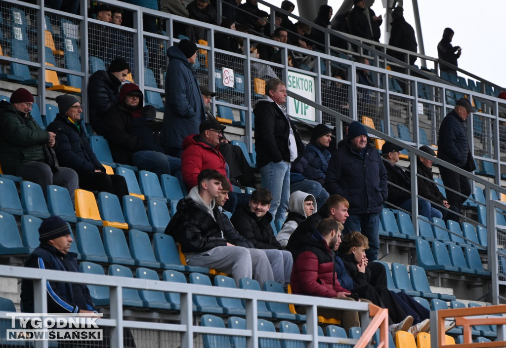 Kibice na meczu Siarka Tarnobrzeg - Sparta