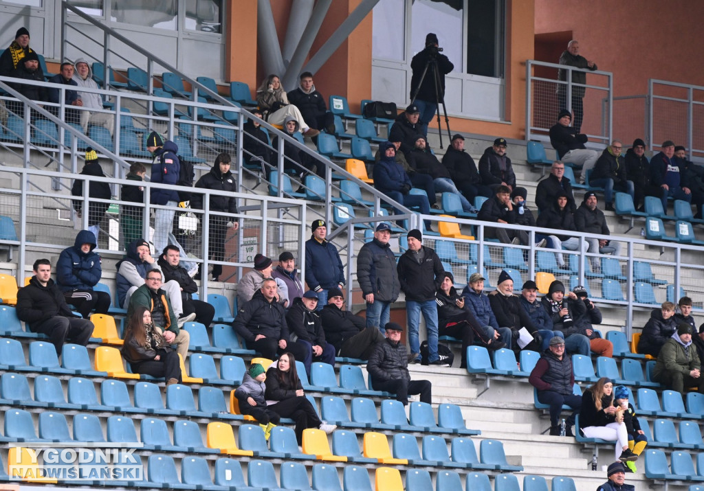 Kibice na meczu Siarka Tarnobrzeg - Sparta