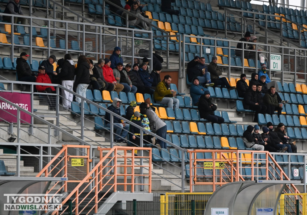 Kibice na meczu Siarka Tarnobrzeg - Sparta
