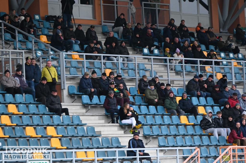 Kibice na meczu Siarka Tarnobrzeg - Sparta