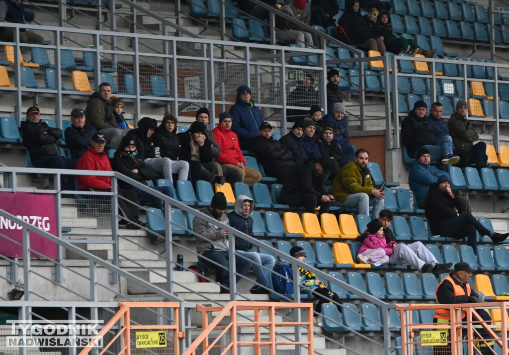 Kibice na meczu Siarka Tarnobrzeg - Sparta
