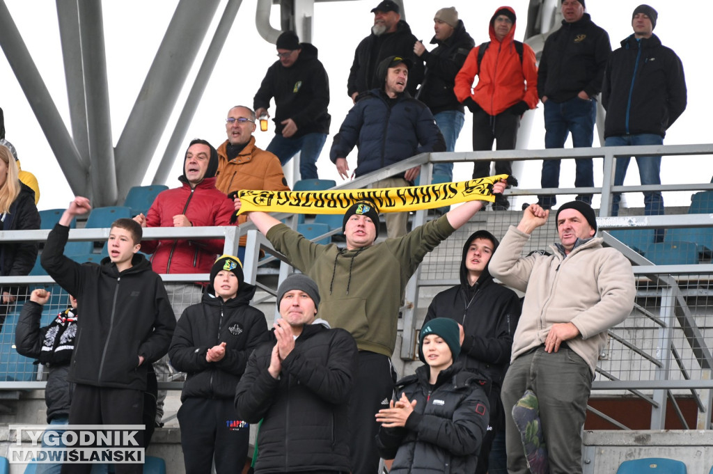 Kibice na meczu Siarka Tarnobrzeg - Sparta