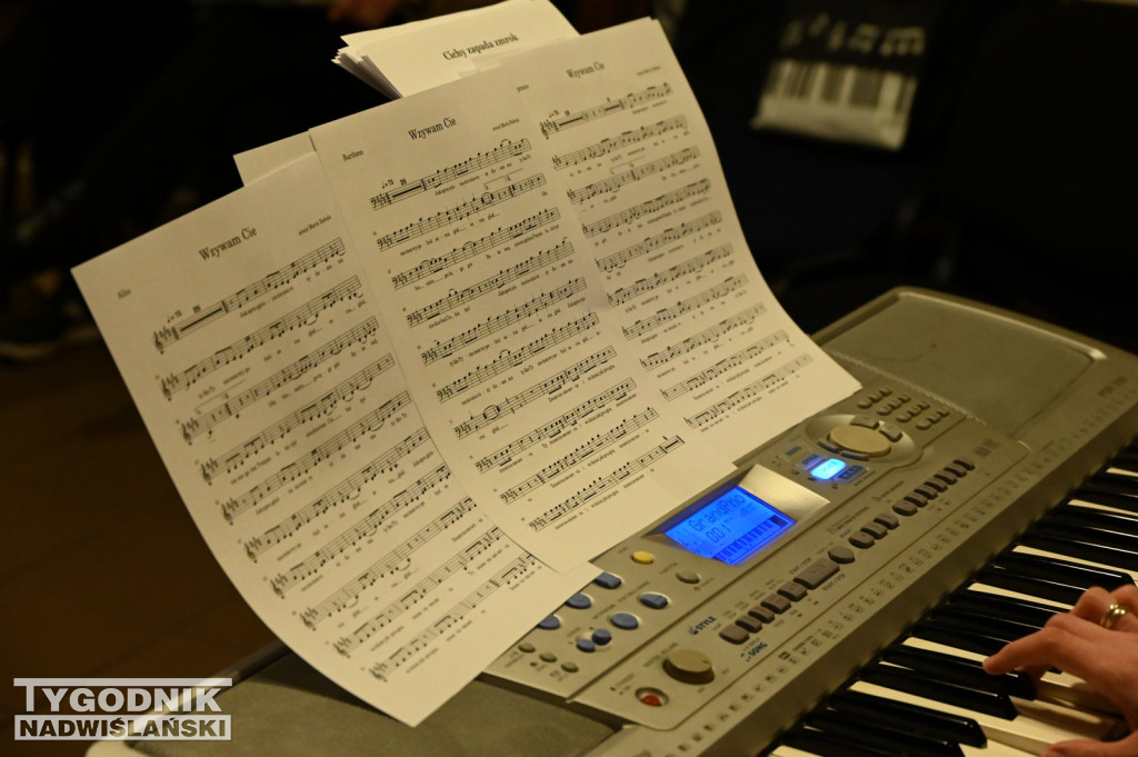 Próba przed Wieczorem Uwielbienia w Tarnobrzegu