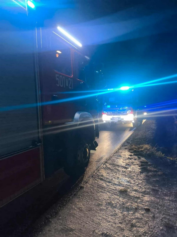 Pożar suszarni śliwek w pow. staszowskim