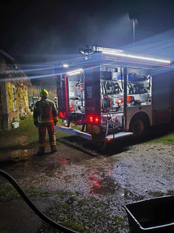 Pożar suszarni śliwek w pow. staszowskim