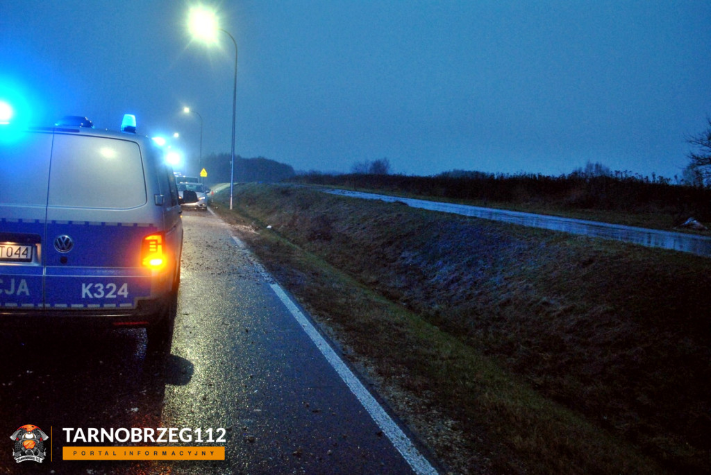Zdarzenie drogowe na obwodnicy Tarnobrzega