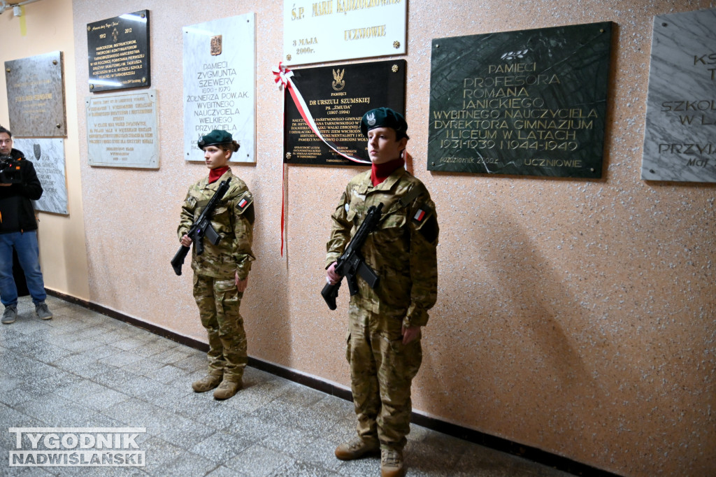 Odsłonięcie tablicy poświęconej Urszuli Szumskiej