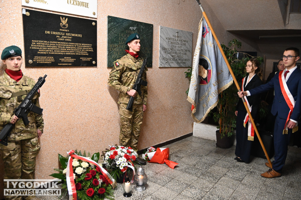Odsłonięcie tablicy poświęconej Urszuli Szumskiej