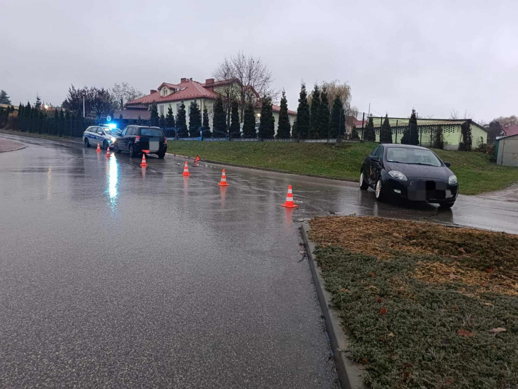 Wypadek na ul. Batalionów Chłopskich w Połańcu