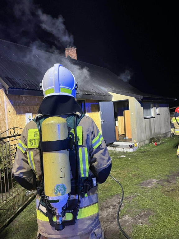 Pożar w Grębowie (20.11.25 r.)