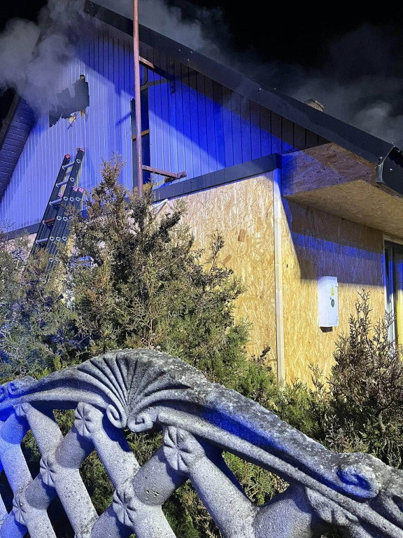 Pożar w Grębowie (20.11.25 r.)