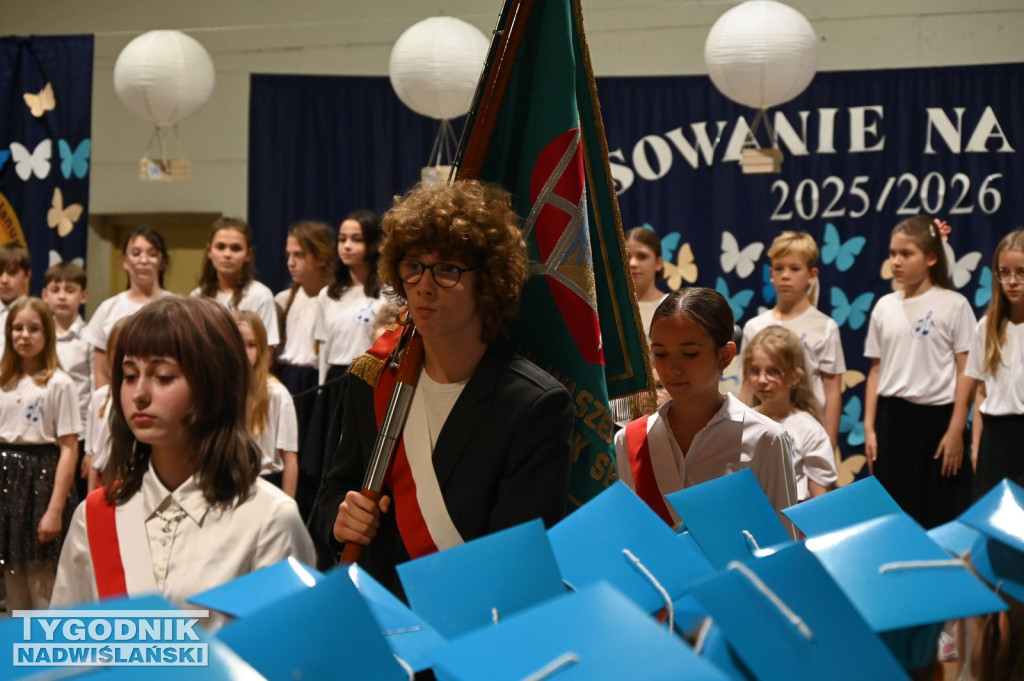 Pasowanie klas pierwszych w SP nr 10 w Tarnobrzegu
