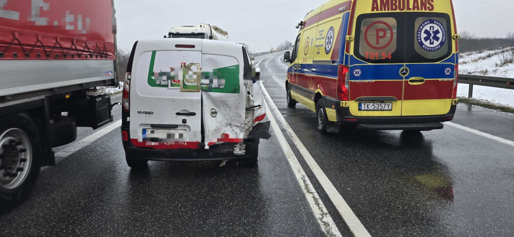 Wypadek na DK nr 9 w powiecie sandomierskim