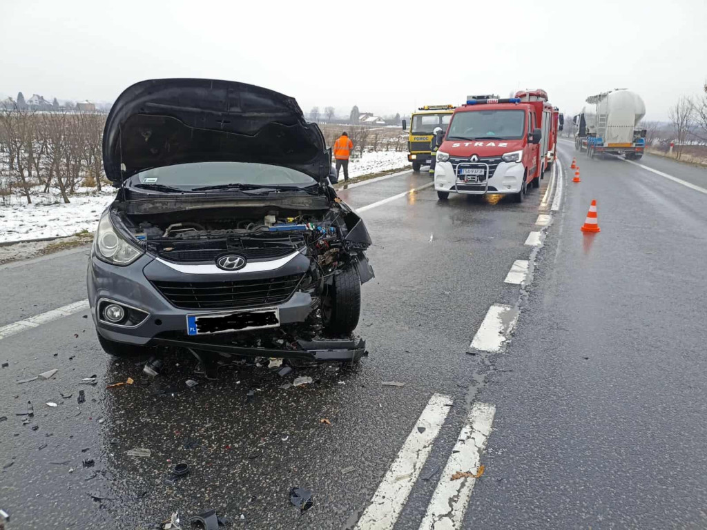 Wypadek na DK nr 9 w powiecie sandomierskim