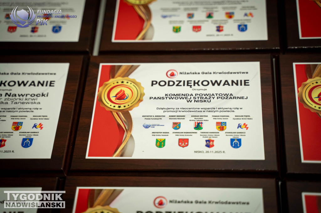 III Niżańska Gala Krwiodawstwa.