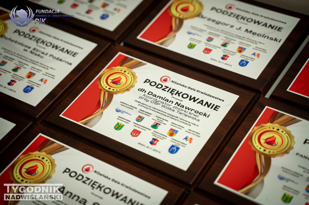 III Niżańska Gala Krwiodawstwa.