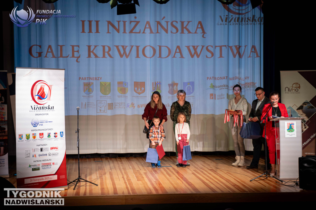 III Niżańska Gala Krwiodawstwa.