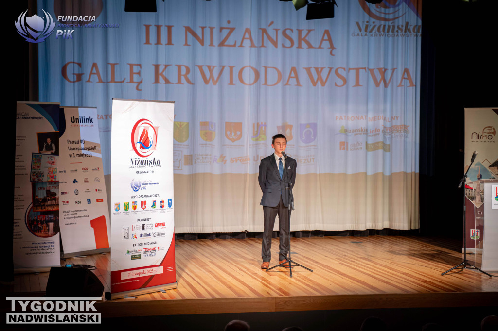 III Niżańska Gala Krwiodawstwa.