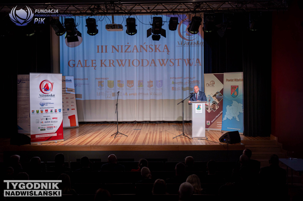 III Niżańska Gala Krwiodawstwa.