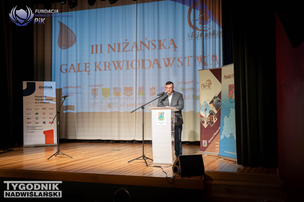 III Niżańska Gala Krwiodawstwa.