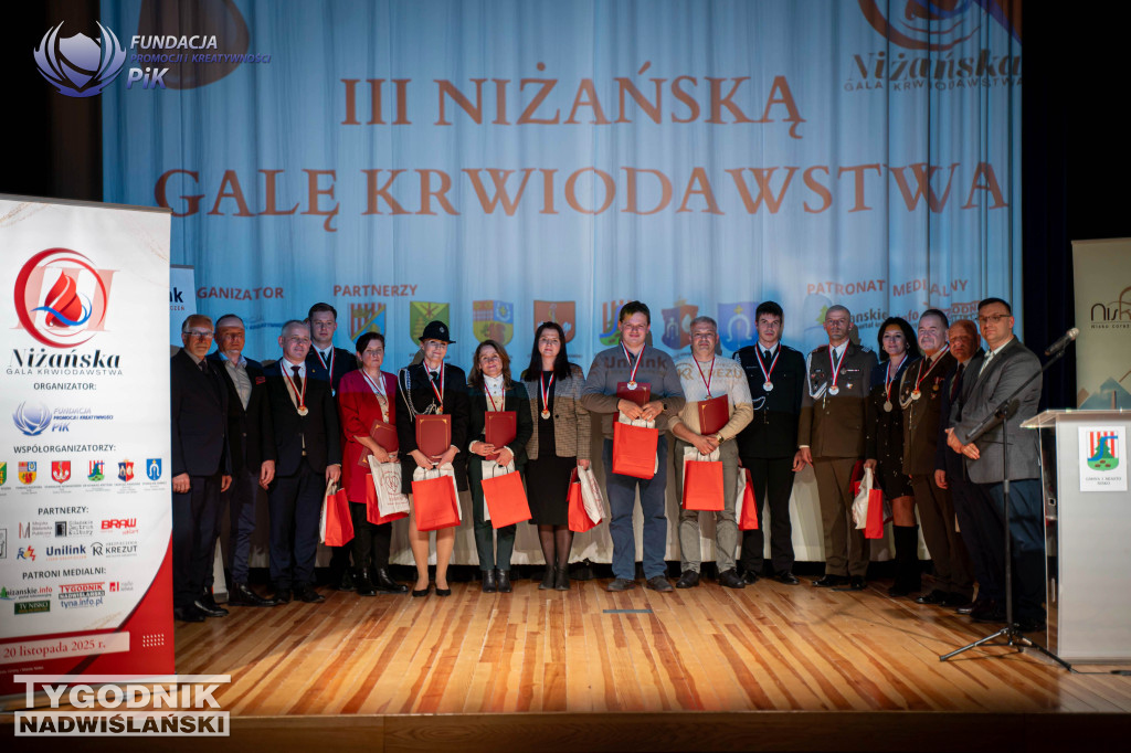 III Niżańska Gala Krwiodawstwa.