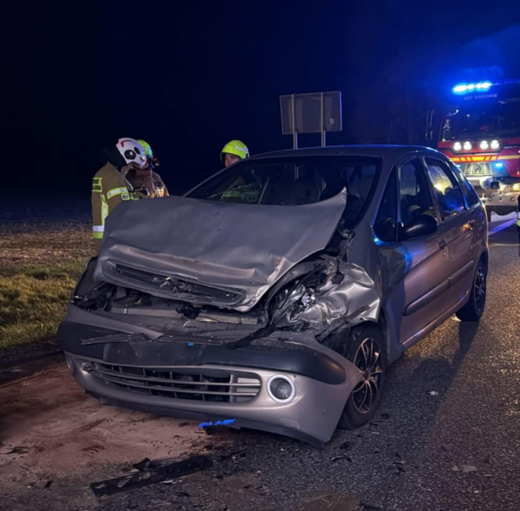 Wypadek na DK9 w Obręcznej