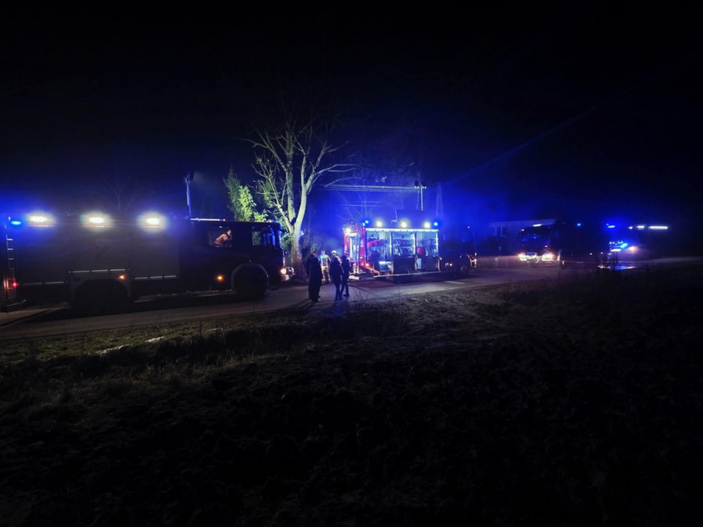 Pożar w gminie Osiek