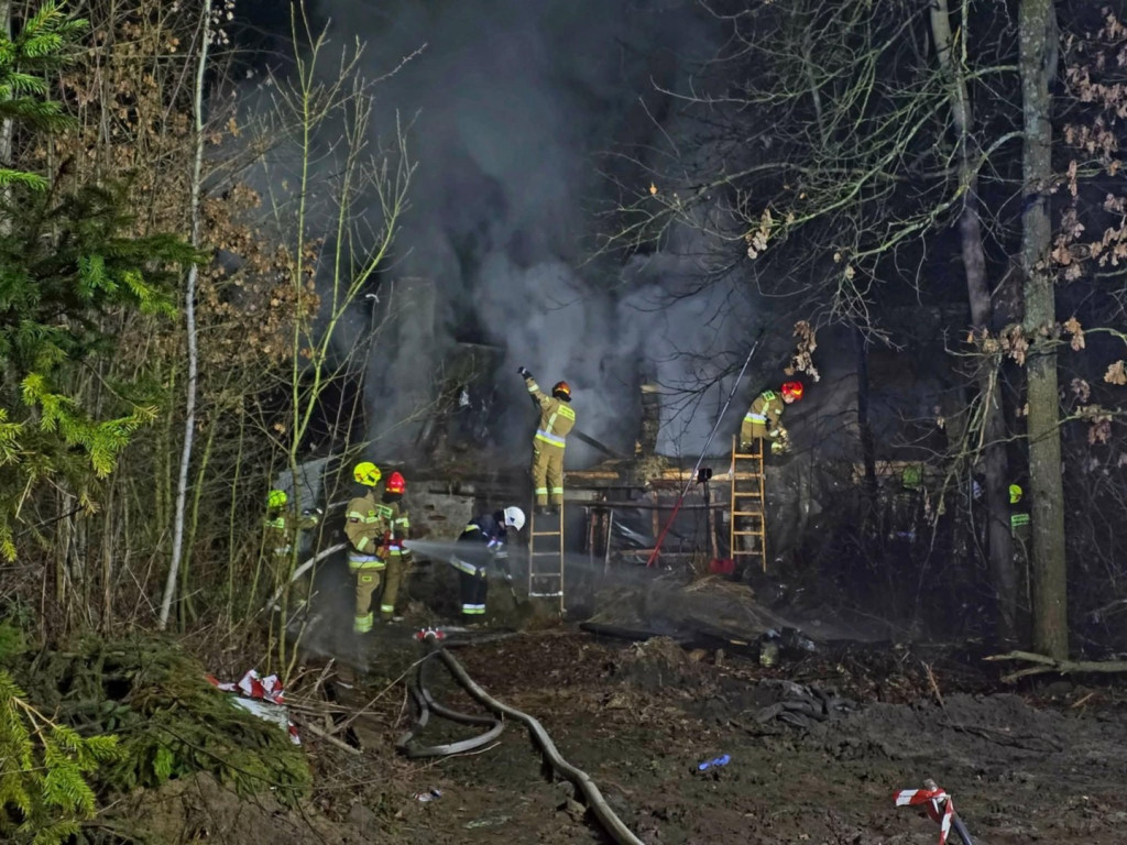 Pożar w gminie Osiek