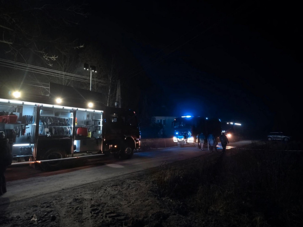 Pożar w gminie Osiek