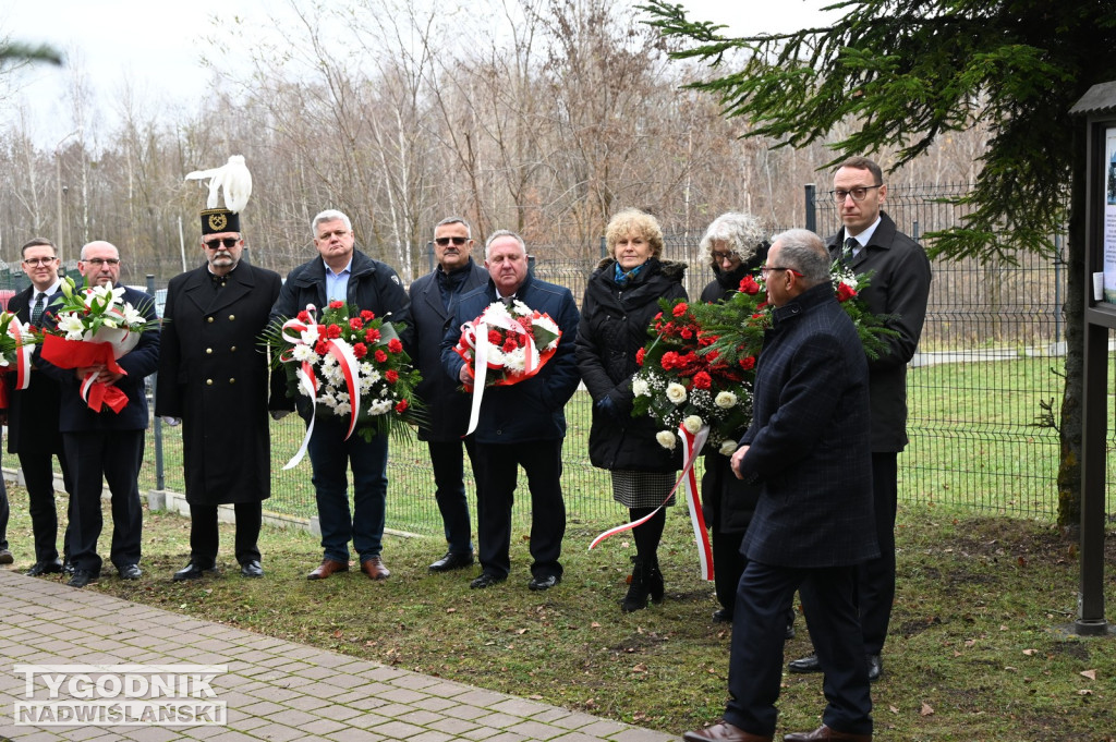 Uroczystość pod pomnikiem św. Barbary w Machowie