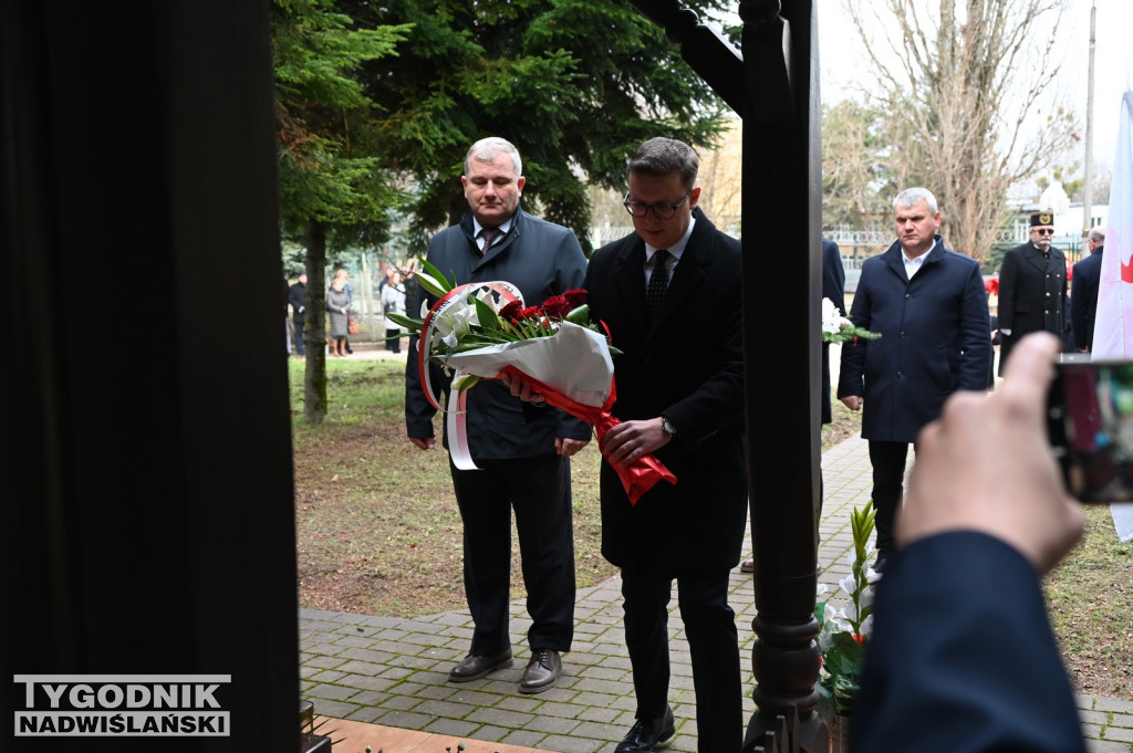 Uroczystość pod pomnikiem św. Barbary w Machowie