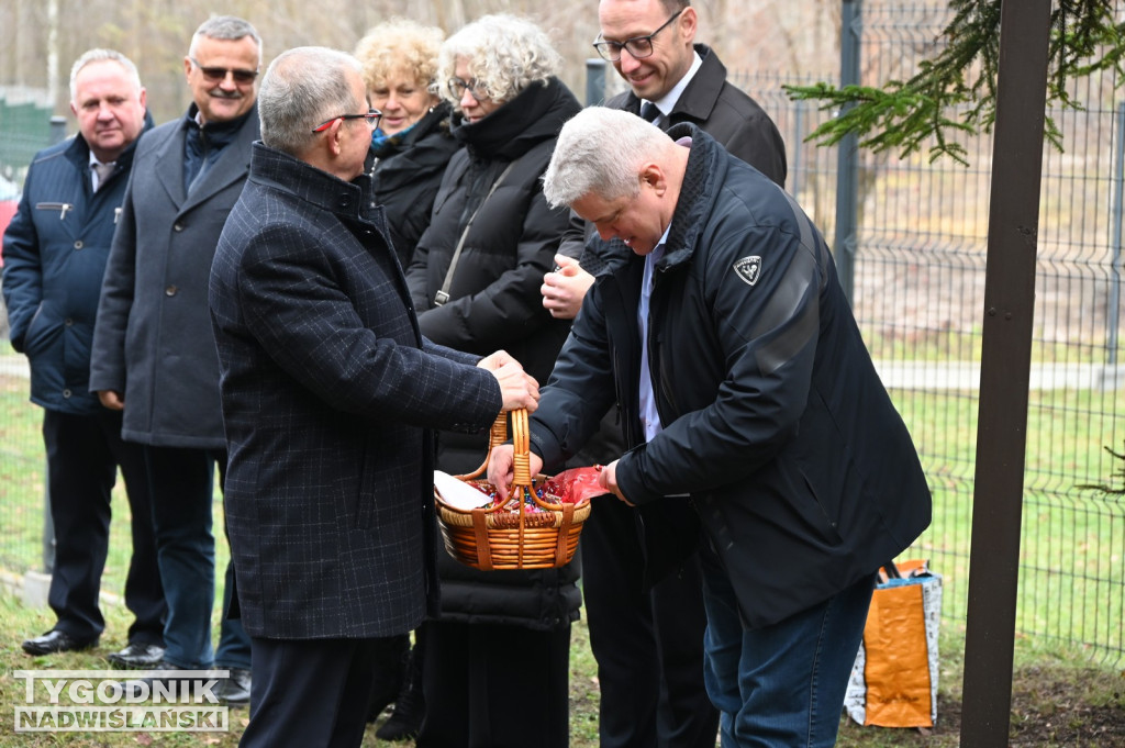 Uroczystość pod pomnikiem św. Barbary w Machowie