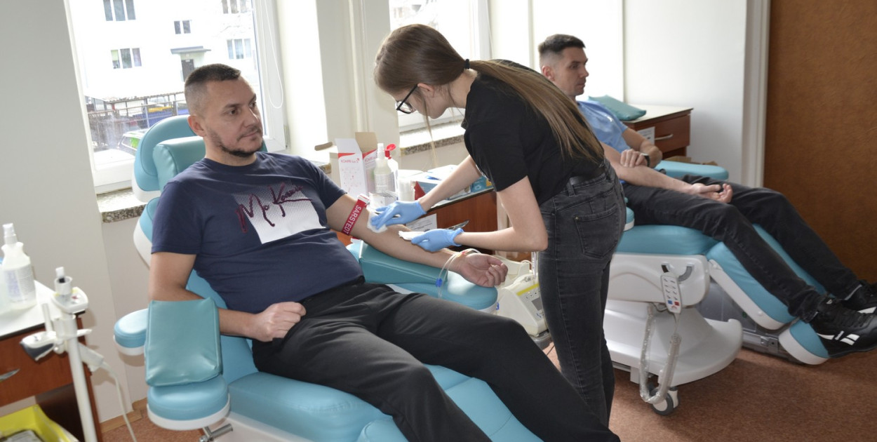 Mikołajkowa zbiórka krwi z WORD