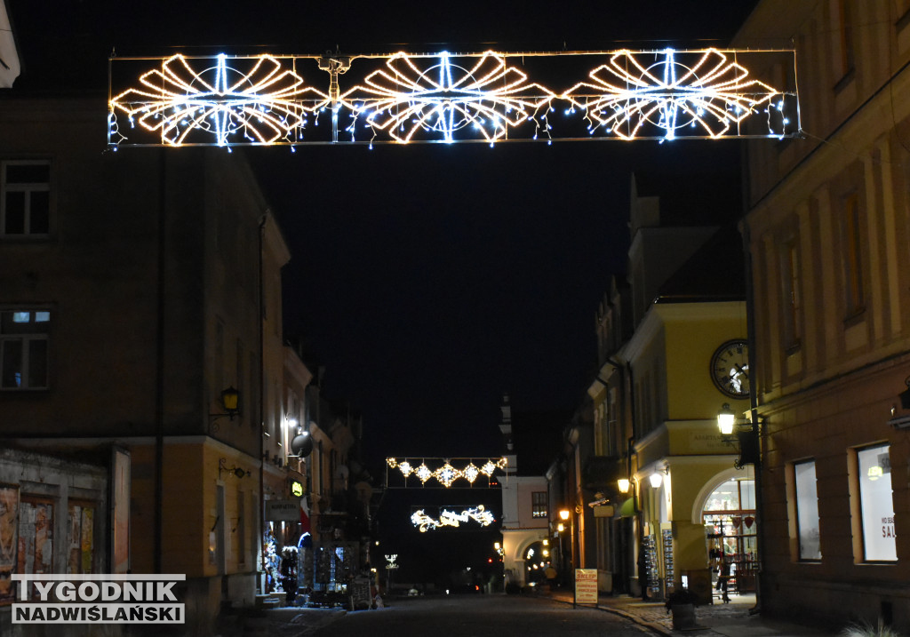 Sandomierz udekorowany na święta