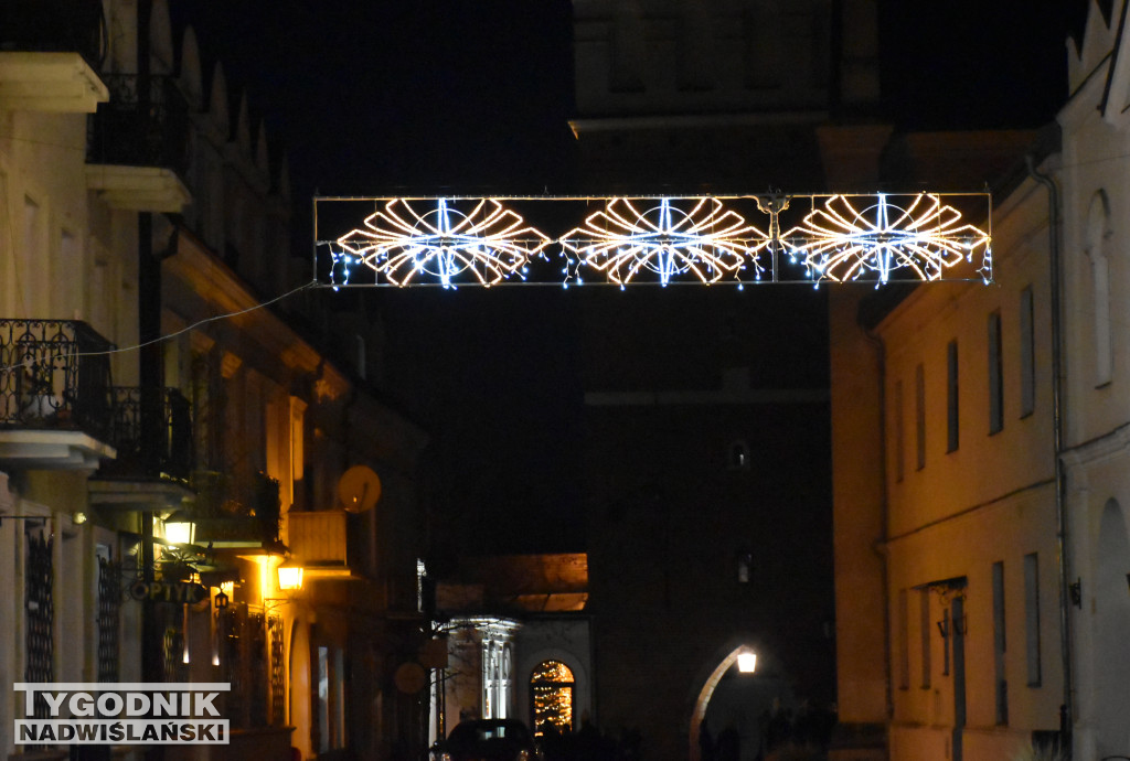 Sandomierz udekorowany na święta