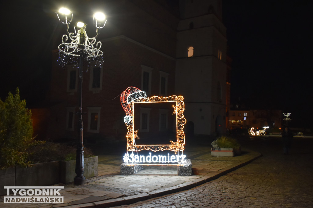 Sandomierz udekorowany na święta