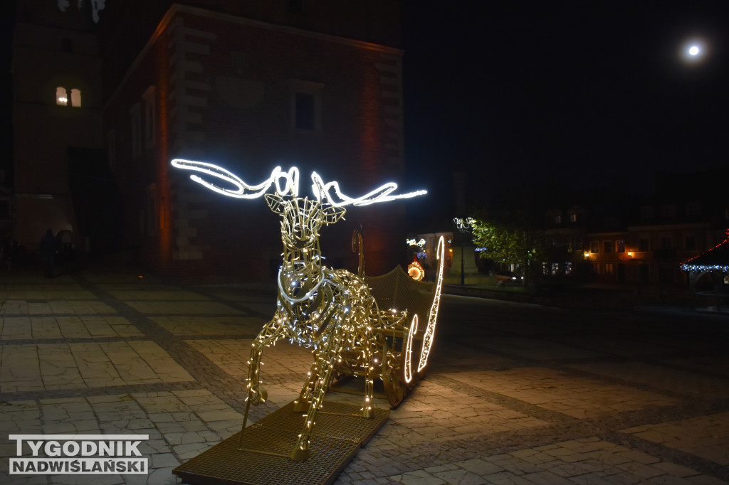 Sandomierz udekorowany na święta
