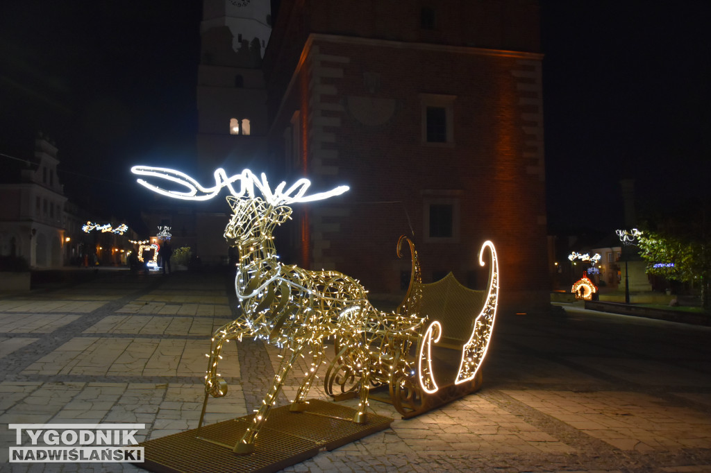 Sandomierz udekorowany na święta