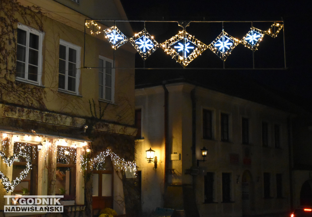Sandomierz udekorowany na święta