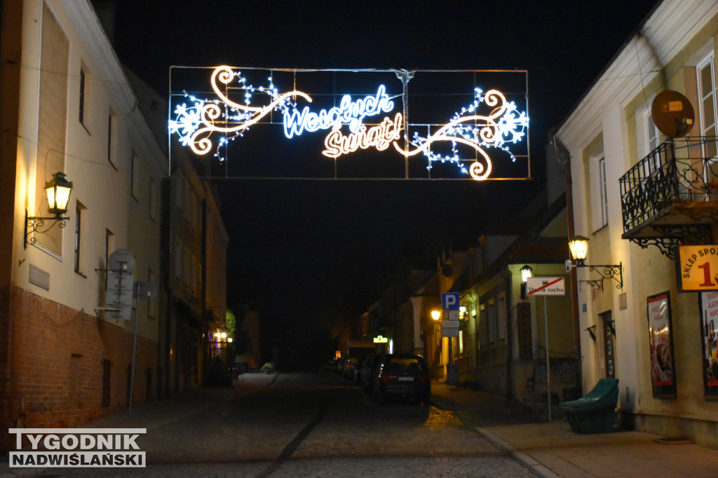 Sandomierz udekorowany na święta