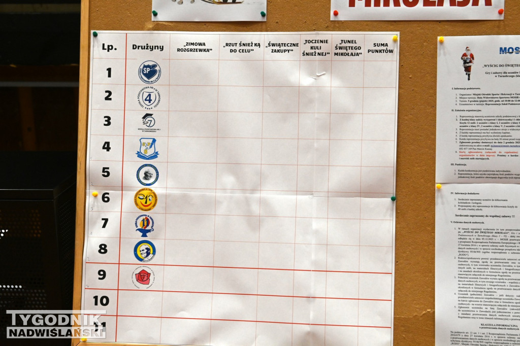 Sportowe Mikołajki na hali w Tarnobrzegu