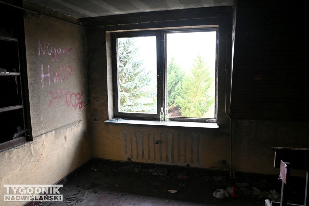 Zrujnowany Hotel Nadwiślański w Tarnobrzegu