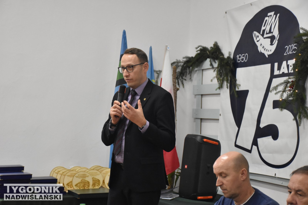 Świąteczno-jubileuszowe posiedzenie zarządu PZW Tarnobrzeg